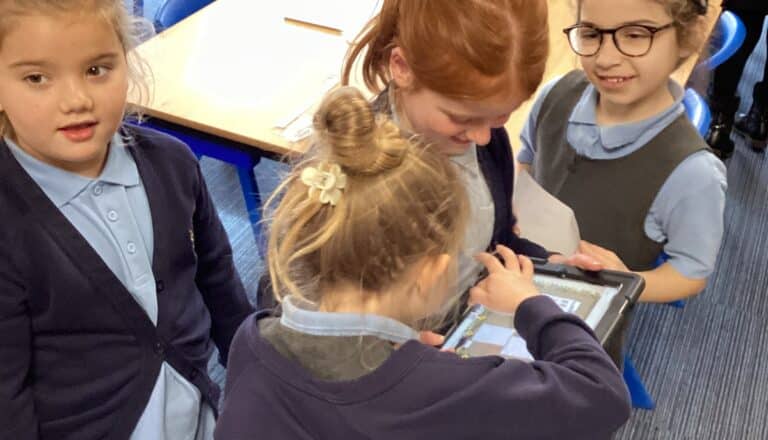 Year 2 practise their photography skills