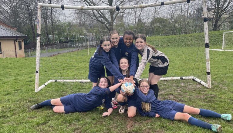 Year 5/6 girls football win