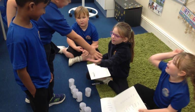 Year 2 role-play shops in Computing