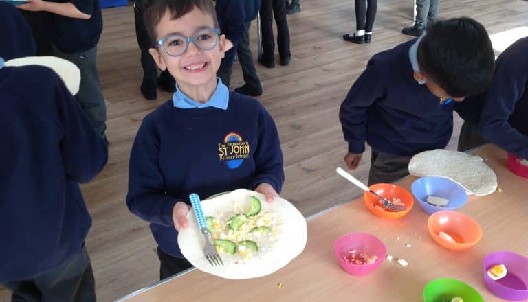 Year 2 DT – Healthy wraps