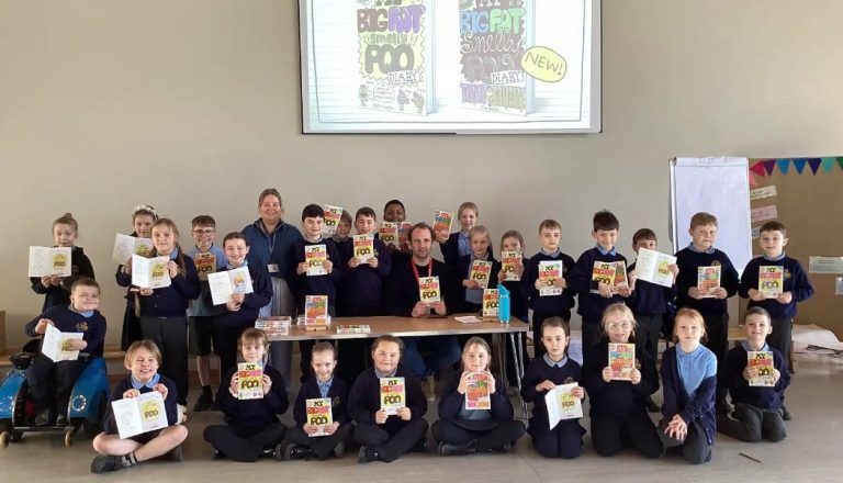 Author inspires Year 3 and 4