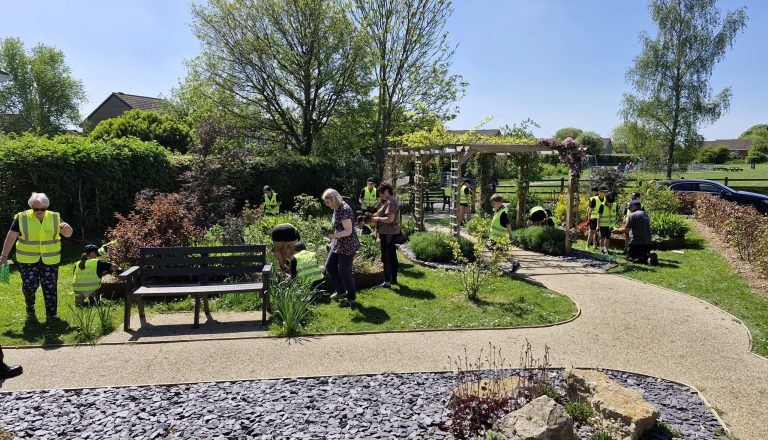 Planting at Jubilee Garden