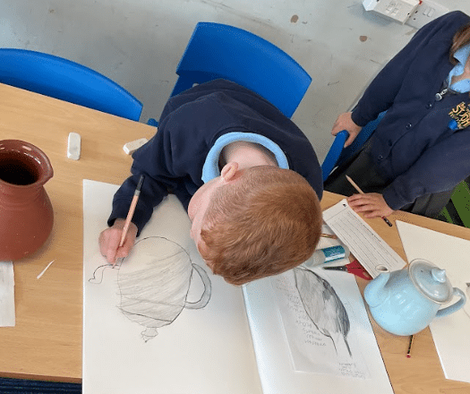 A Week of Fairy Tale Retelling and Egyptian Pot Drawing